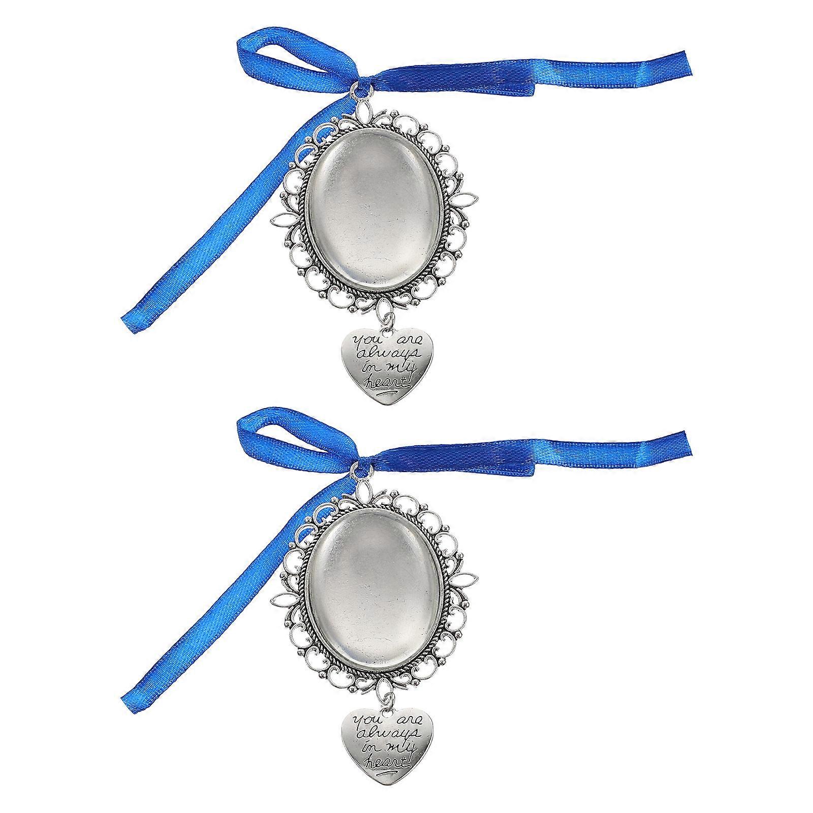 Wedding Bouquet Photo Charms with Alloy and Glass for DIY Crafts Assorted Color