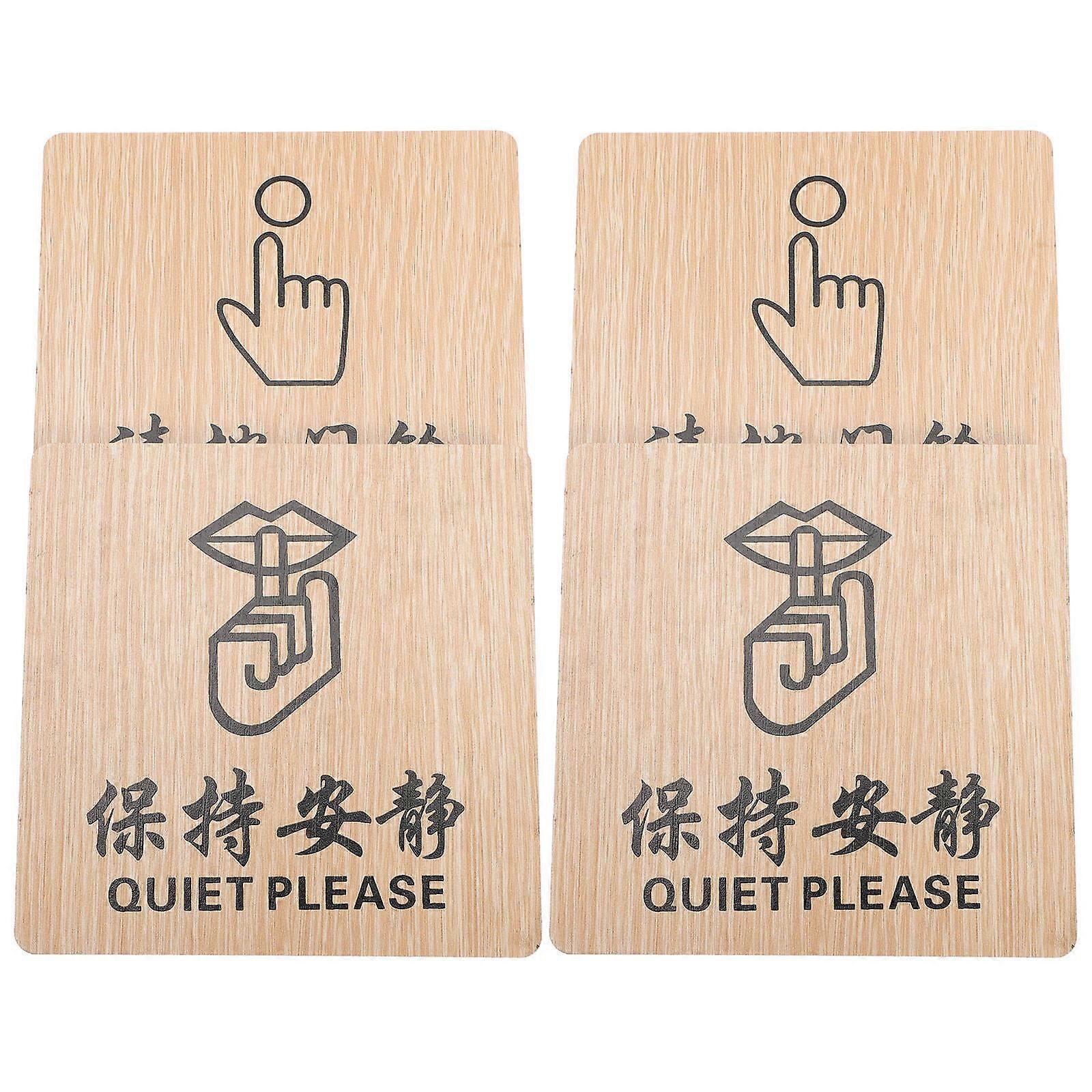 4db ajtócímkék csendes Kérjük, csengessen a csengő táblákon szállodák, irodák, klubok, otthoni konferenciatermek és éttermek számára