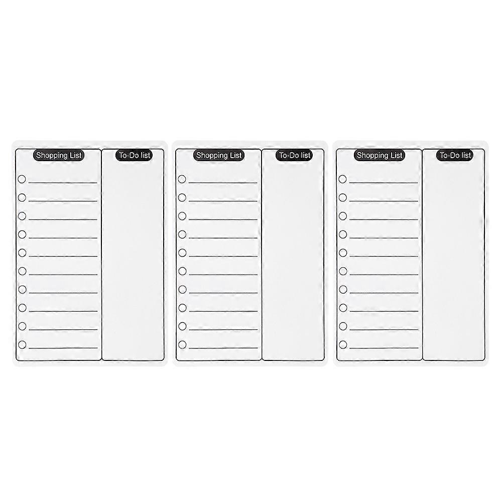 Magnetic Memo Board Writing Board Office Use A5 Size Schedule Planning 3Pcs