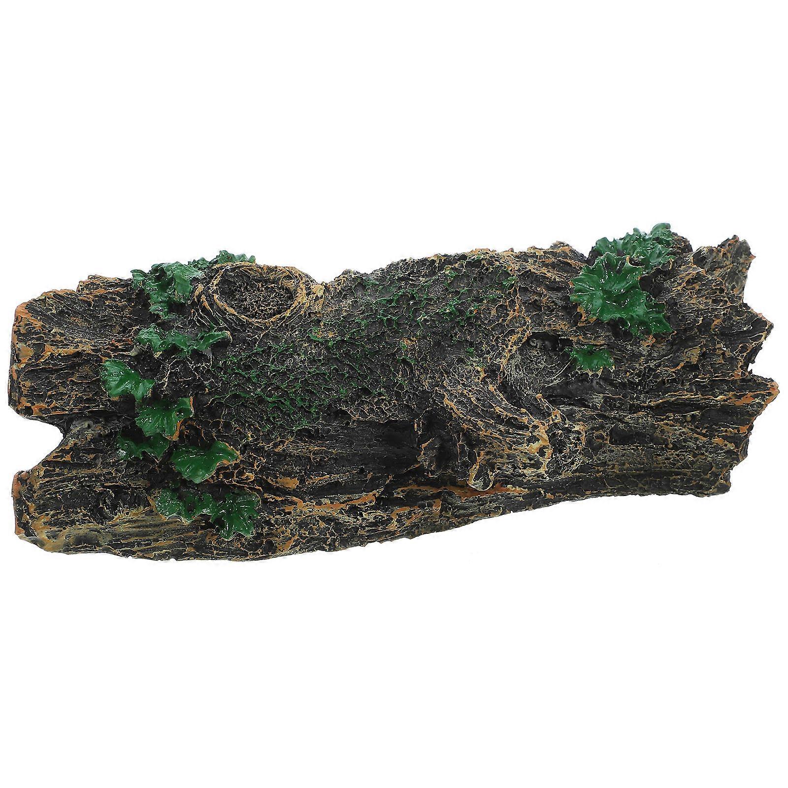 Aquarium Ornament Reptile Box Decor Terrarium Use Safe And Reusable Materials 1Set