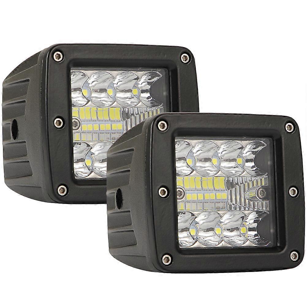 Vehicle Lighting Kits 2PCS 3 Inches Embedded SUV Working Lamp Black For Automotive Refitting Home Use