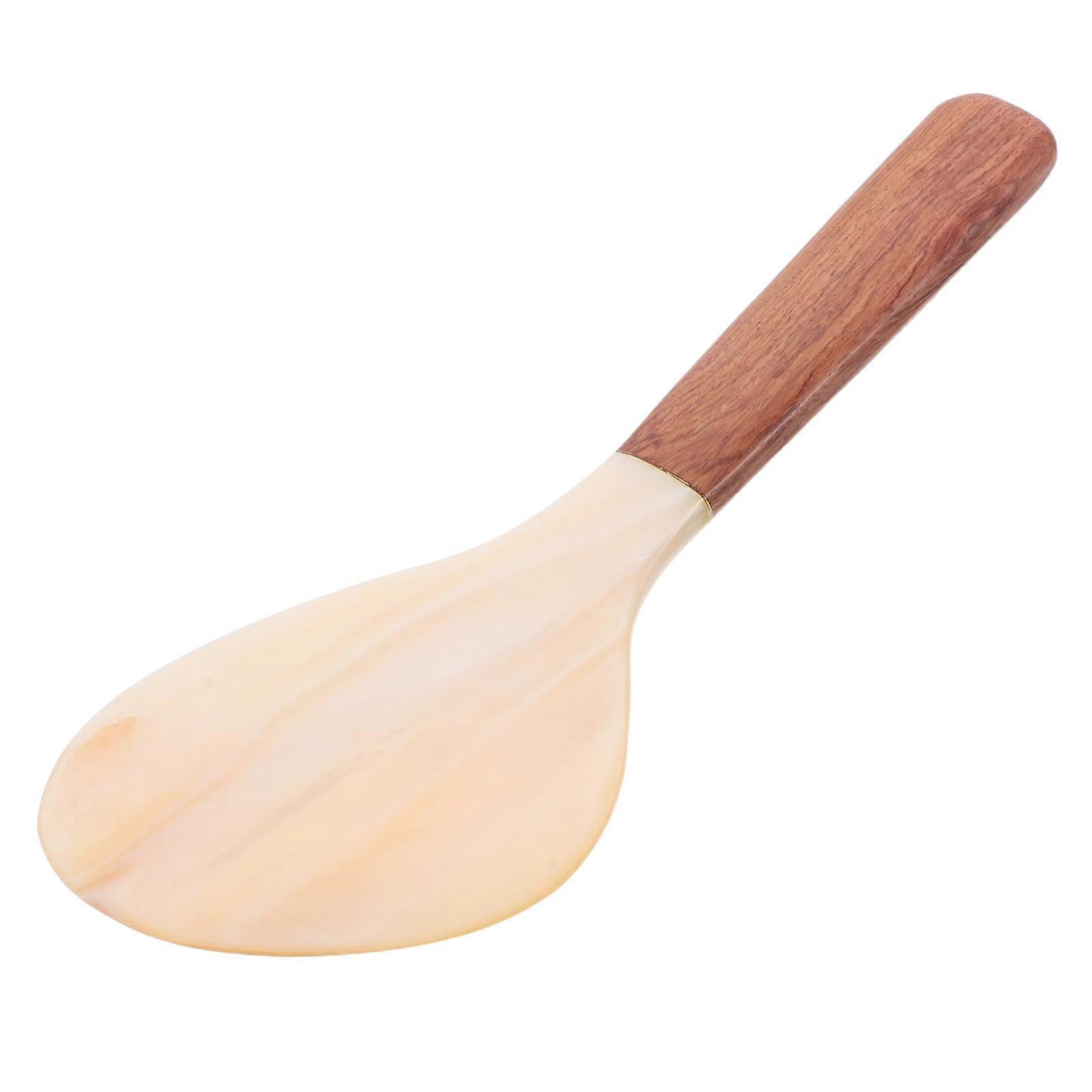 Nonstick Rice Paddle Spoon for Rice Cookers – Versatile Serving, Stir Frying & Salad Tossing Kitchen Utensil with Ergonomic Handle Design