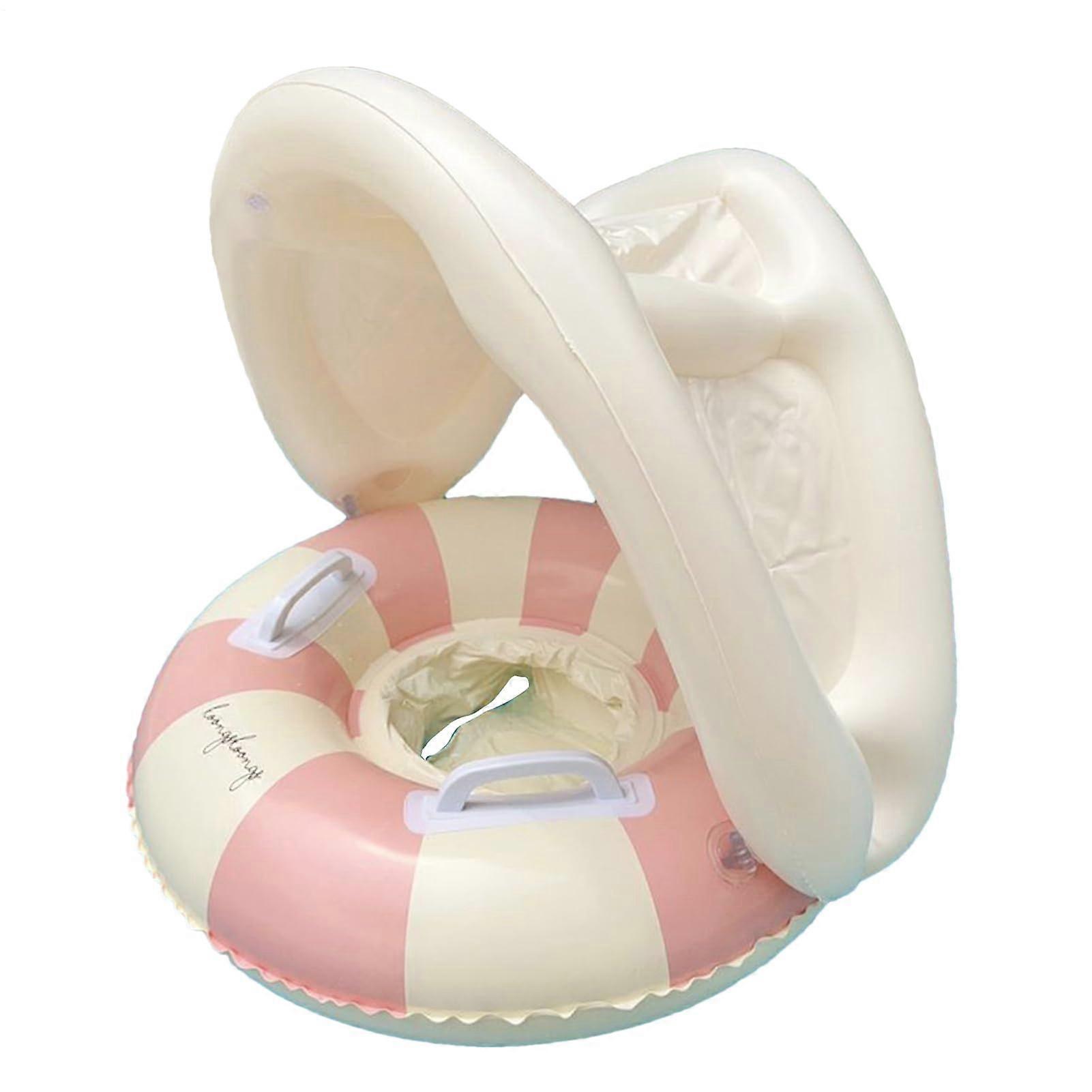 Baby Swimming Ring, Armbands Inflatable with Sun Protection, Foldable Safety Seat