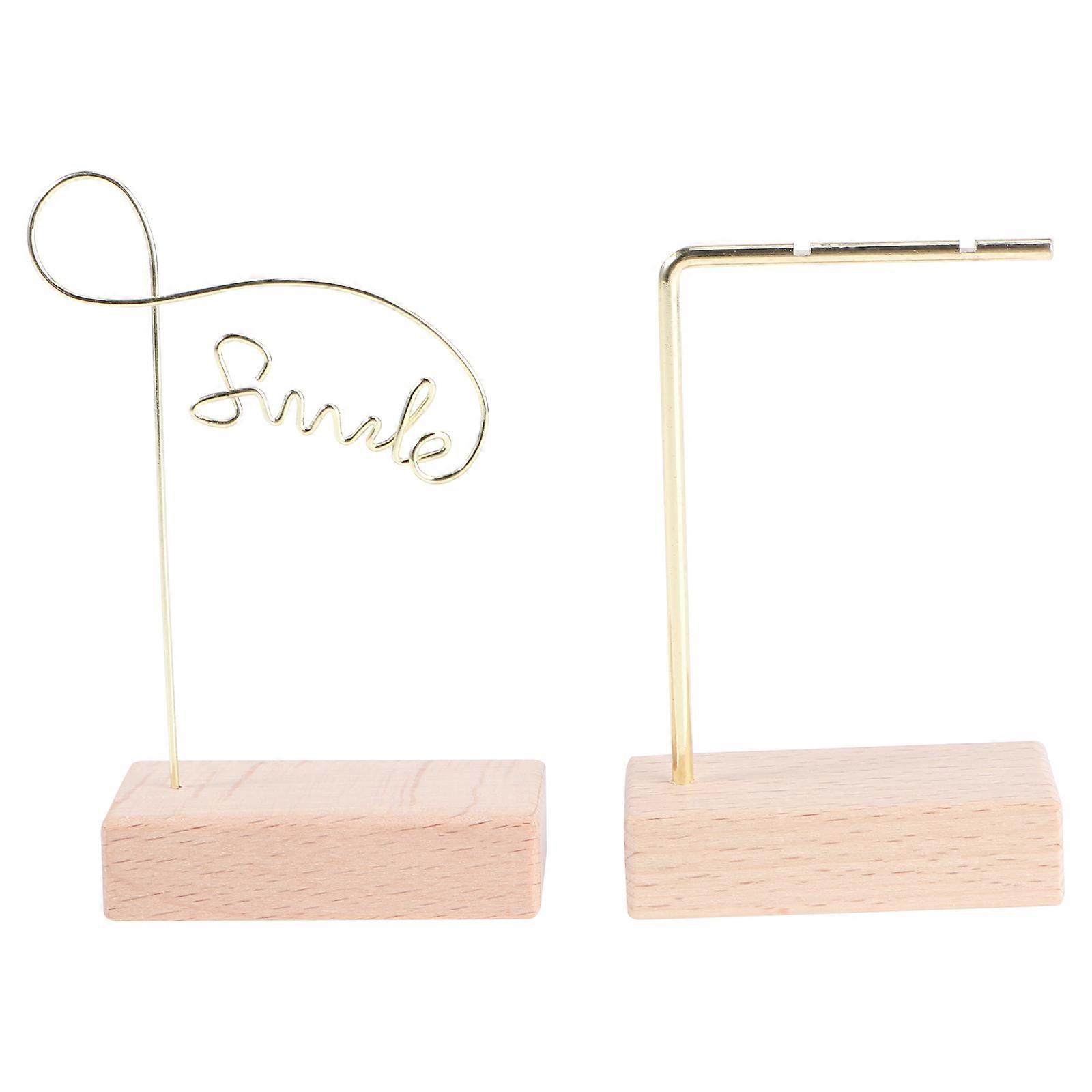 Earring Display Stands 2Pcs Simple Design Jewelry Organization Accessories 4.1X2.4X1.2In Ideal For Photography Props