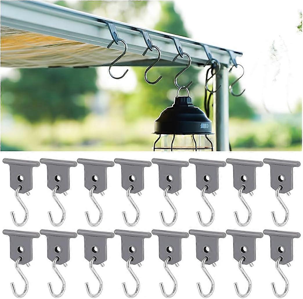 16 Pcs S Hooks for Campervan Awning, Campervan Awning Hook, RV Caravan