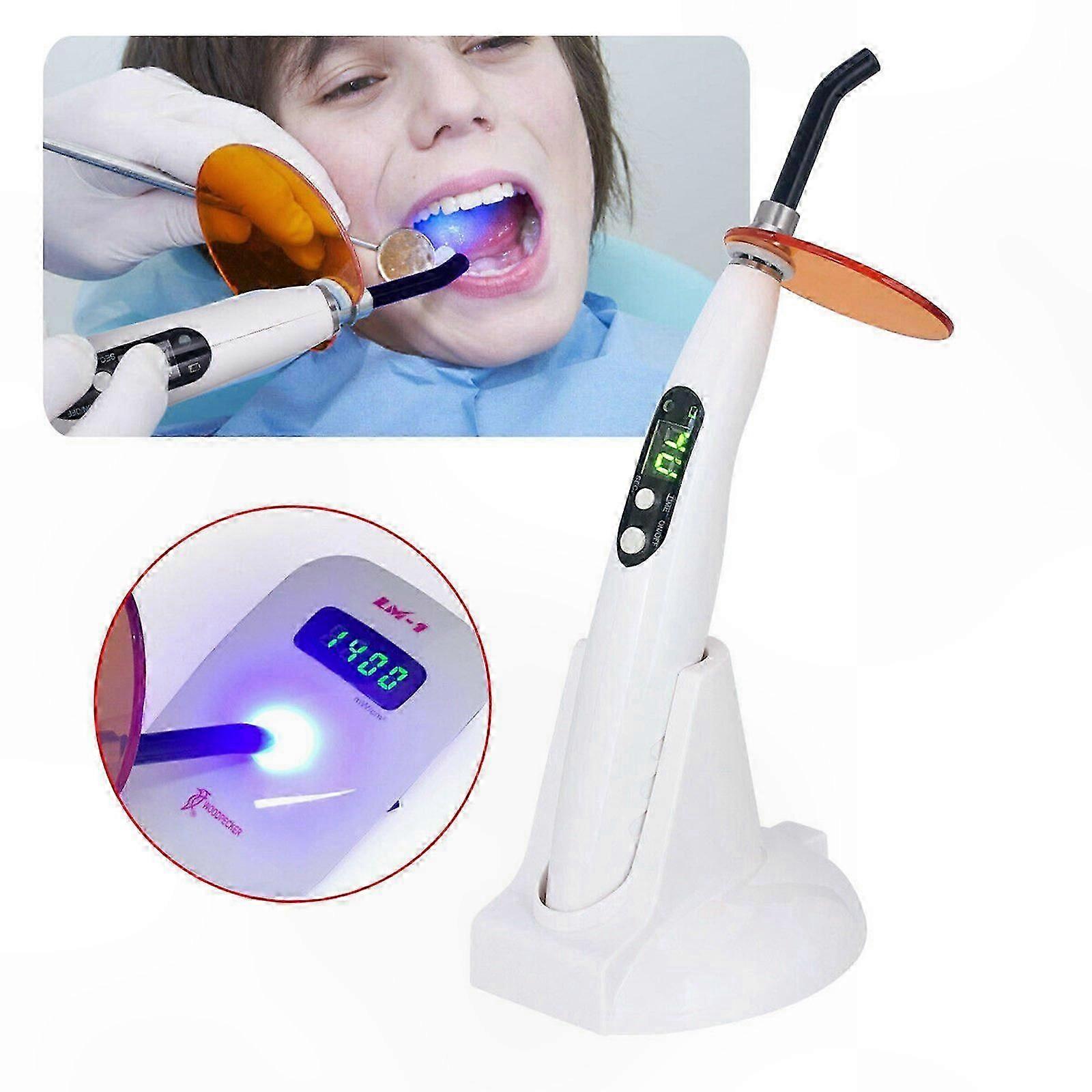 LED Dental Curing Light with Wireless Functionality 1000mW 1-Second Fast Cure O-Light Technology for Efficient Performance