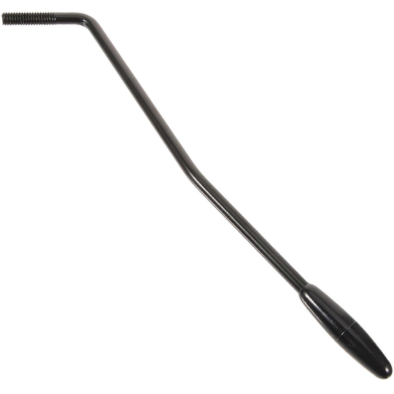 Black Metal Tremolo Arm for Guitar Use with 6mm Thread Diameter and Plastic Tip