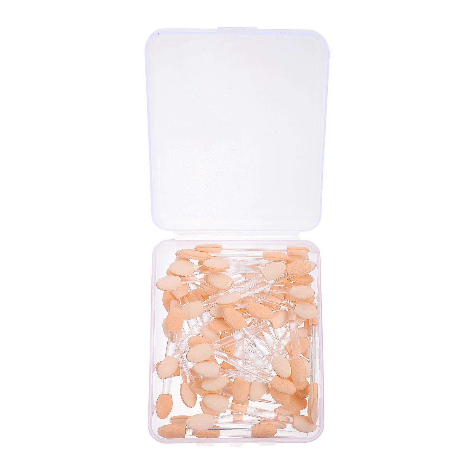 50pcs Dual-end Practical Eyeshadow Brushes Makeup Tools Eyeshadow Applicators