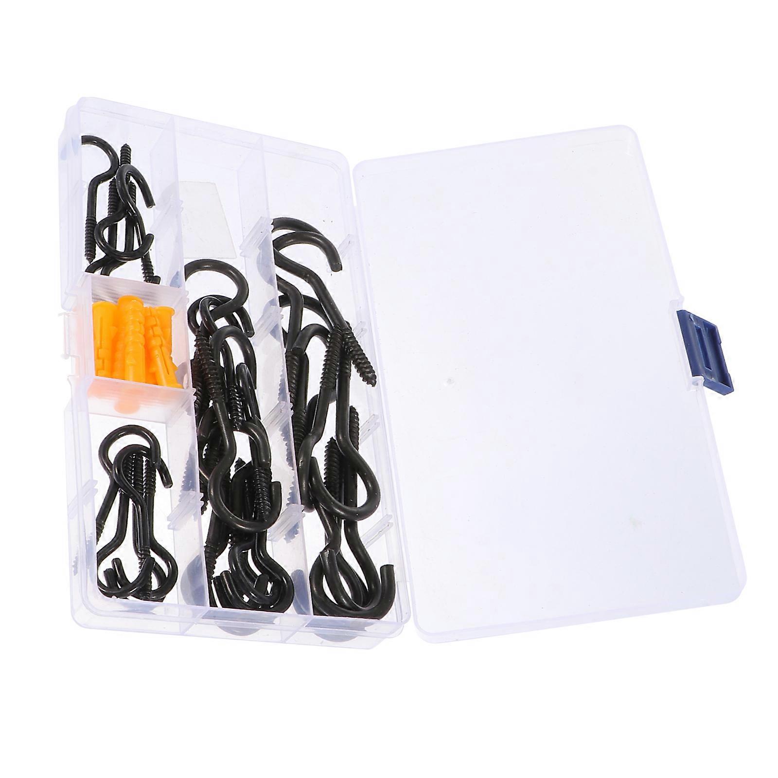 Question Mark Shape Iron Ceiling Hooks 7.5X2.7Cm For Organizing Homeowners Space Saving 44Pcs