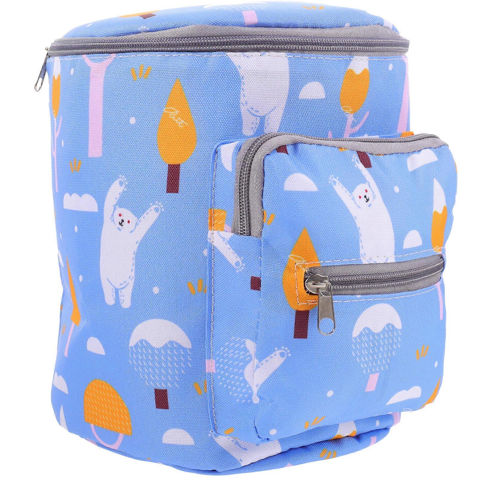 Infant Items Pouch Designed For Travel Organizing Cylinder Shape 1 Pcs
