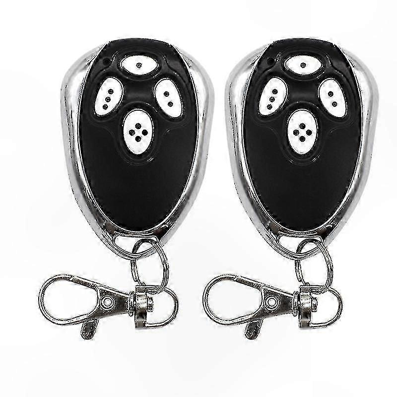 2 Pack 433MHz Wireless Remote Control for Garage Gate Motors Compatible with Rolling Code Systems