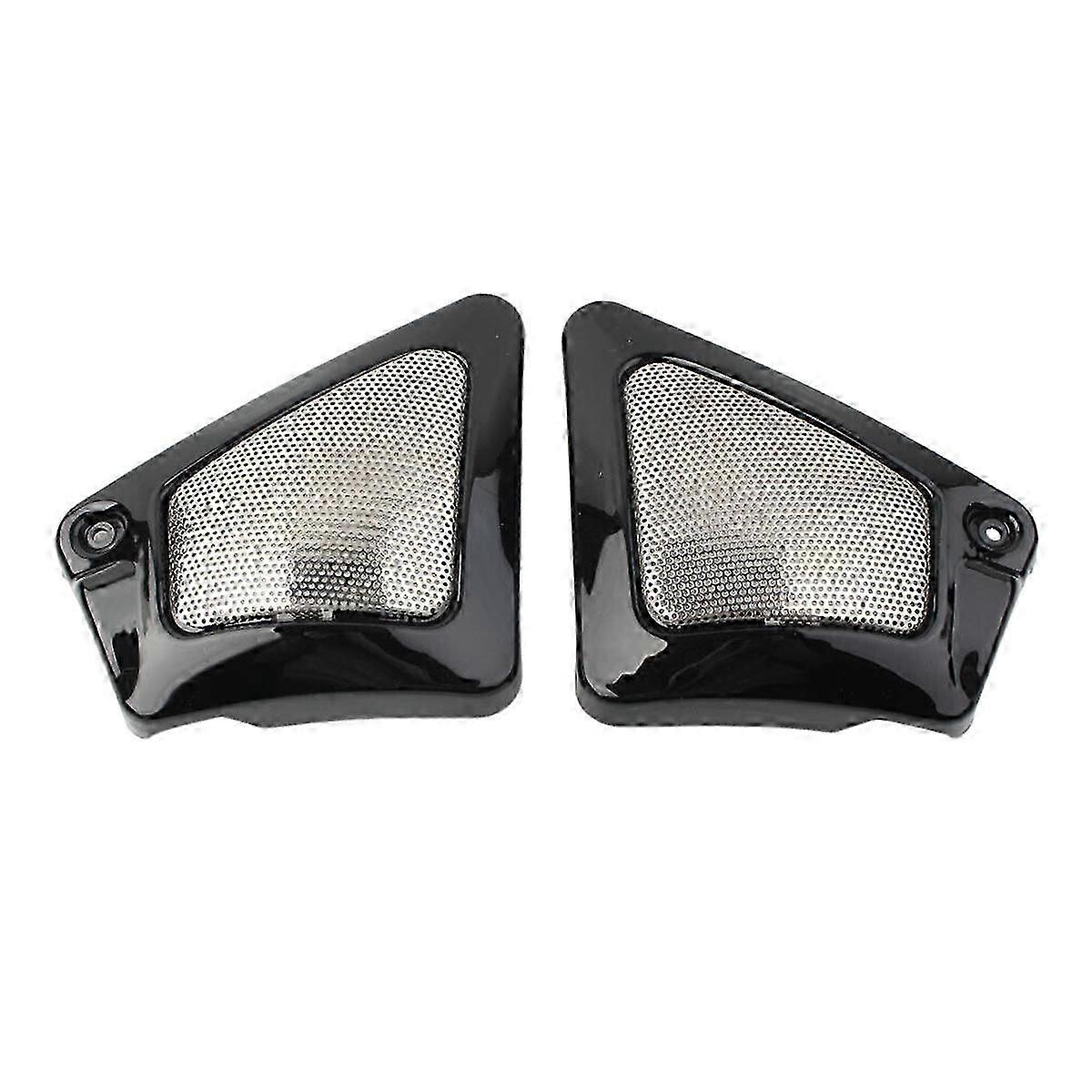 1Pair L&R Airbox Frame Neck Side Cover for V-Rod VRSCD 02-17,B