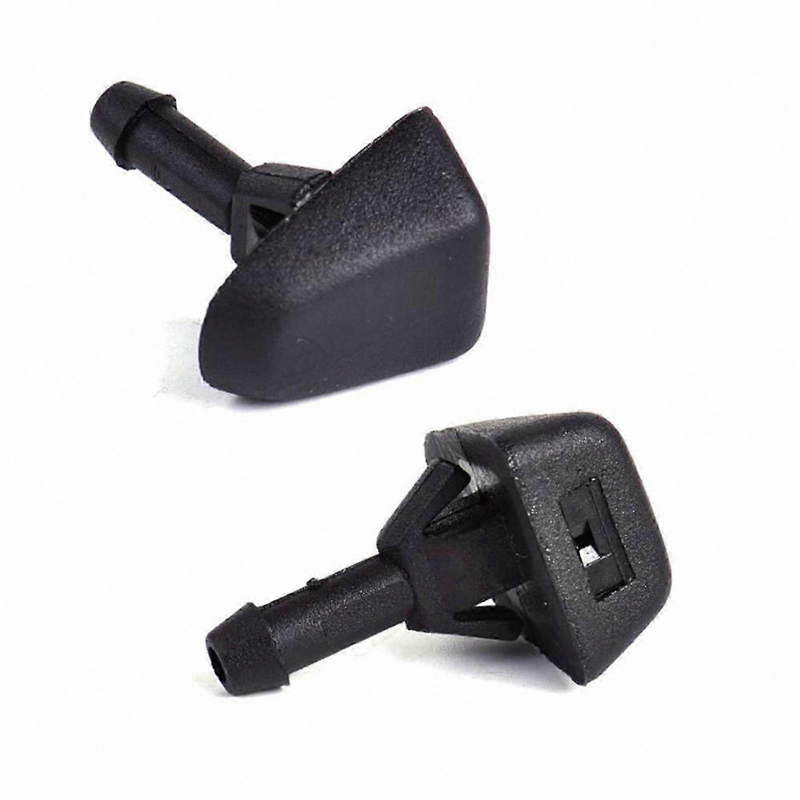 2pcs Windshield Washer Nozzle Fan-Shaped Spray for S40 S80 Vehicles