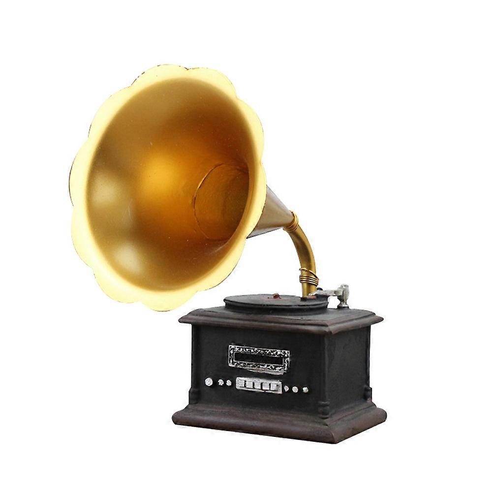 Home Décor Accents Retro Phonograph Desktop Ornament Bedroom Multi Decoration 1Pcs