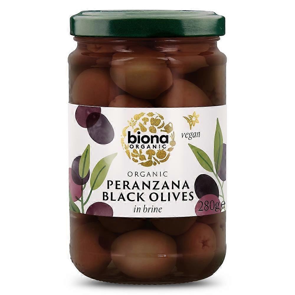ビオナ ペランザナ ブラック オリーブ ブライン オーガニック 280g - 4 パック