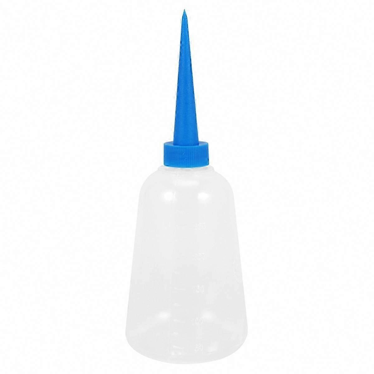 250ml Clear White Blue Plastic Liquid Glue Applicator Bottle