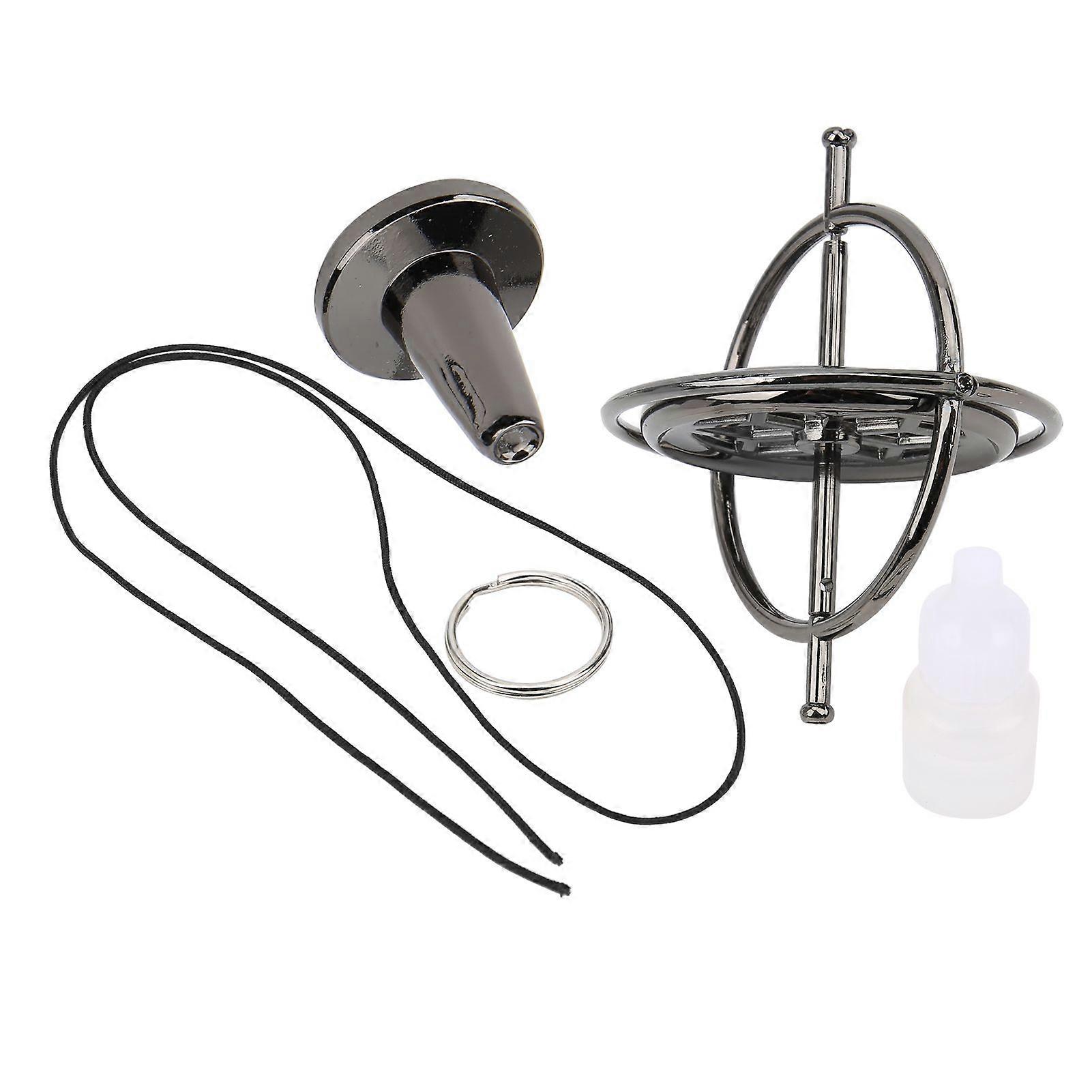 Compact Zine Alloy Gyroscope Stress Relief Fingertip AntiGravity Decompression Toy