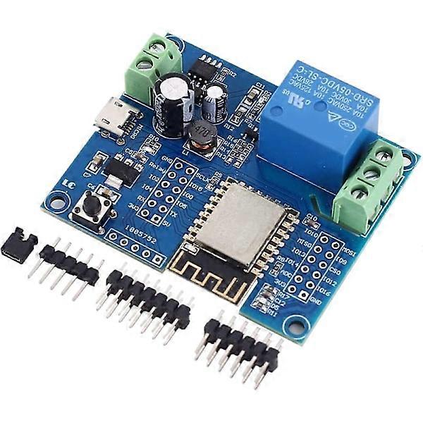 WIFI Relay Control Board, DC 5V 8V-80V ESP8266 ESP-12F Wireless Control Board for IoT Smart