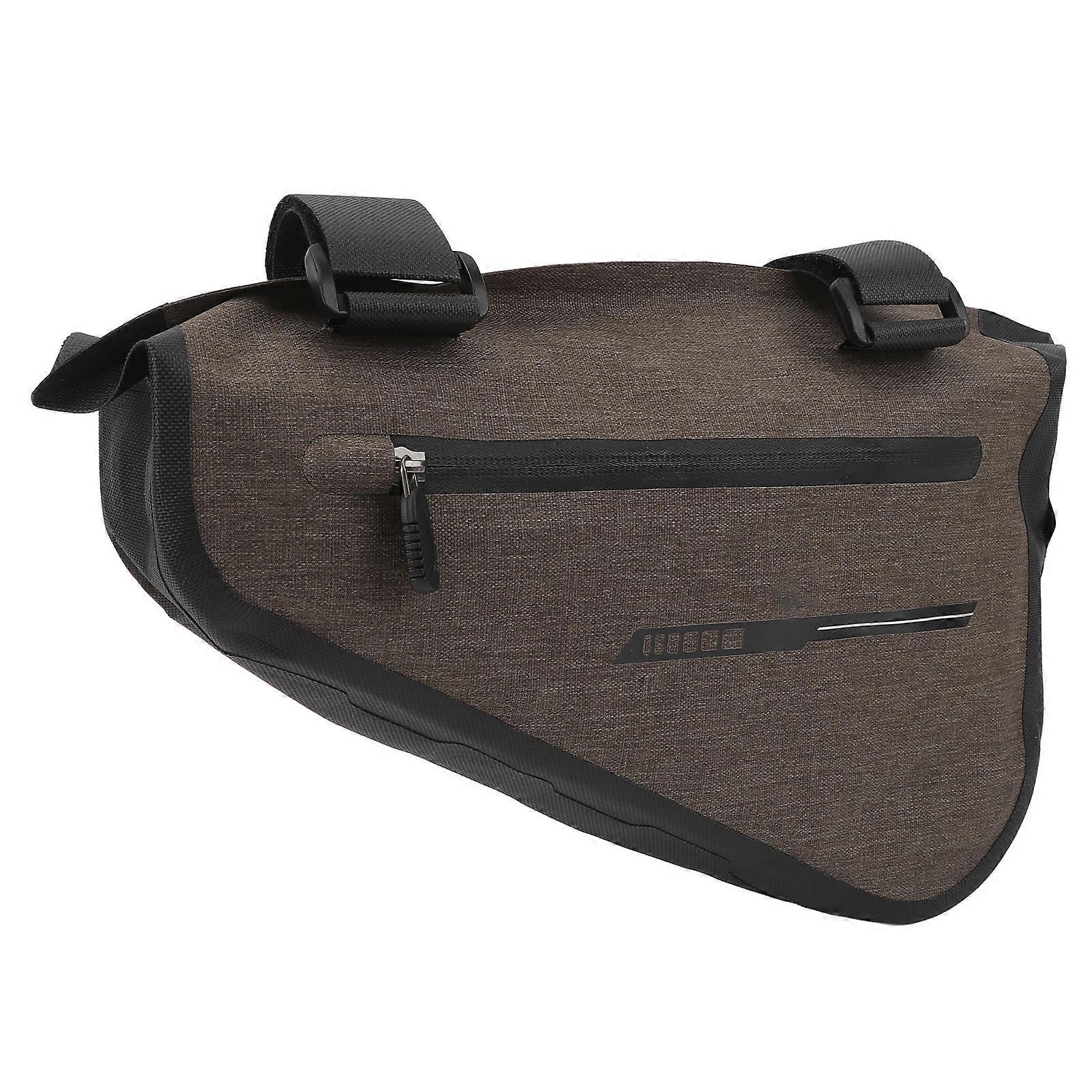 Waterproof 5L Bike Triangle Frame Bag with Double TPU Pockets