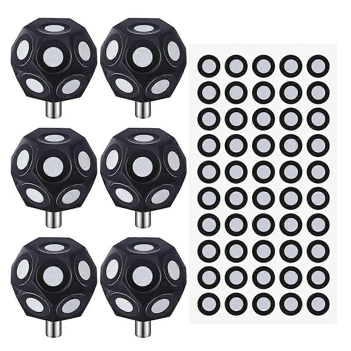 6 Pcs Multi-Angle Marker Set 100 Point 3D Scanner Markers Dot Stickers Scanning -Scanner Turntable 3