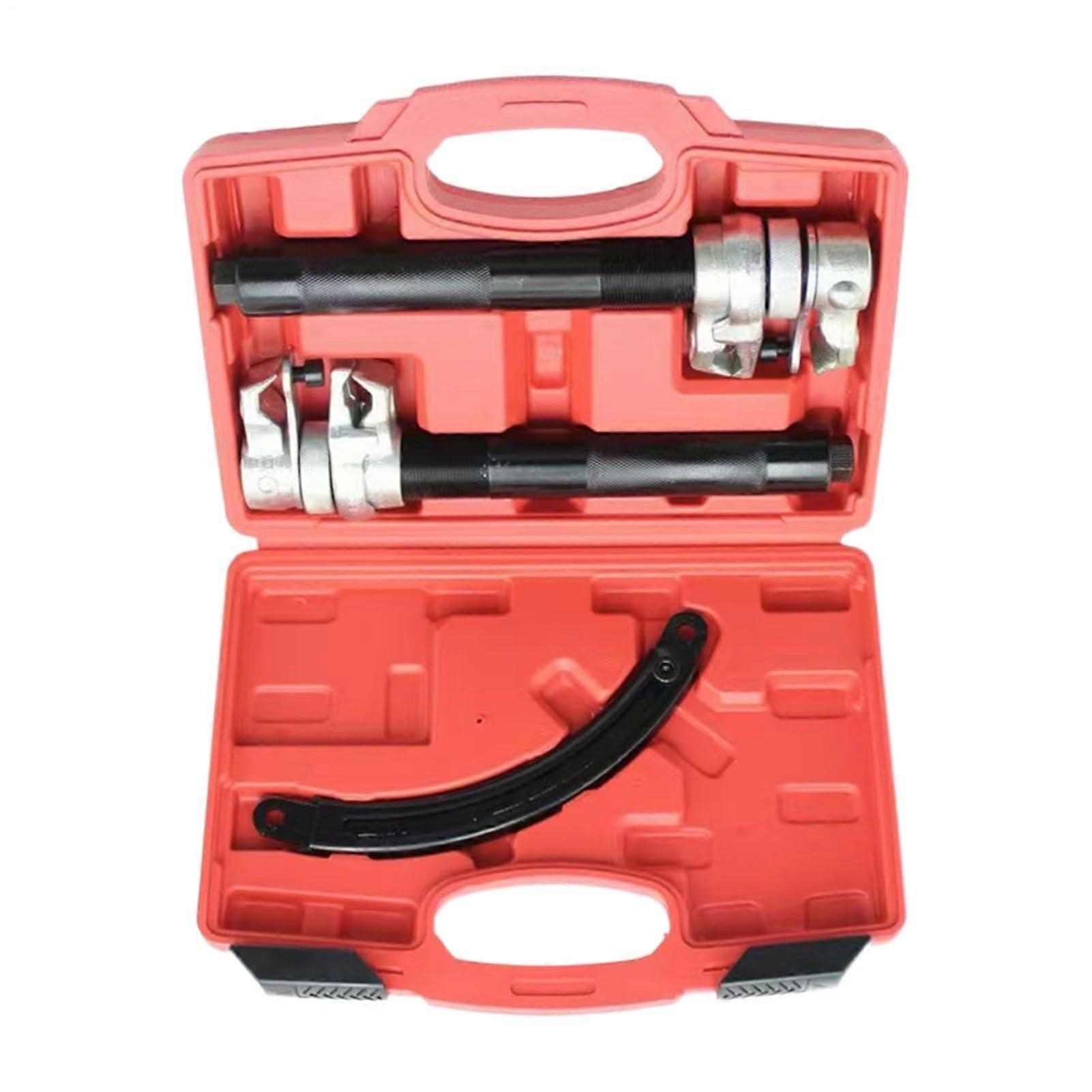 Spring Compressor For Shock Absorber, Safety Locked Set, Repair Aid For Chassis, Brake And Steering, Car And Truck