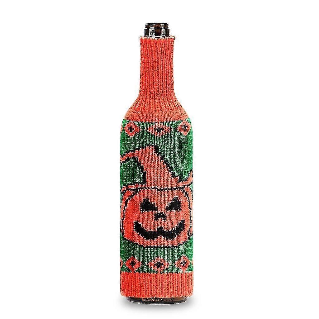 Pumpkin Skull Spiders Bottle Sleeve Halloween Wine Bottle Covers Décoration