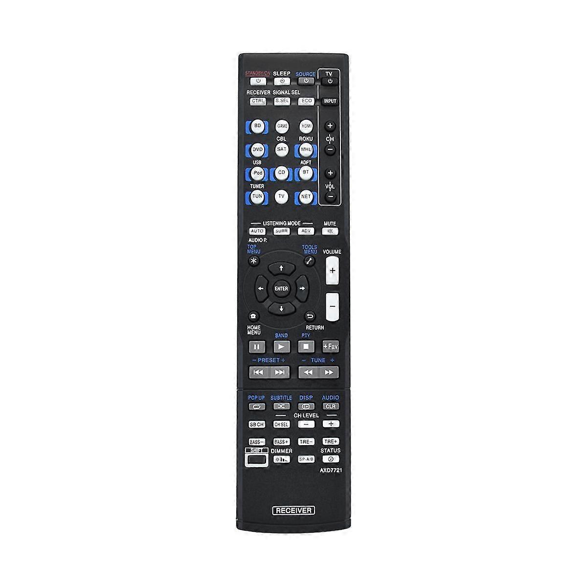 AXD7721 Remote Ccontrol for Pioneer AV Receiver VSX-45 VSX-44 VSX-454 VSX-824 VSX-830 VSX-830-K VSX