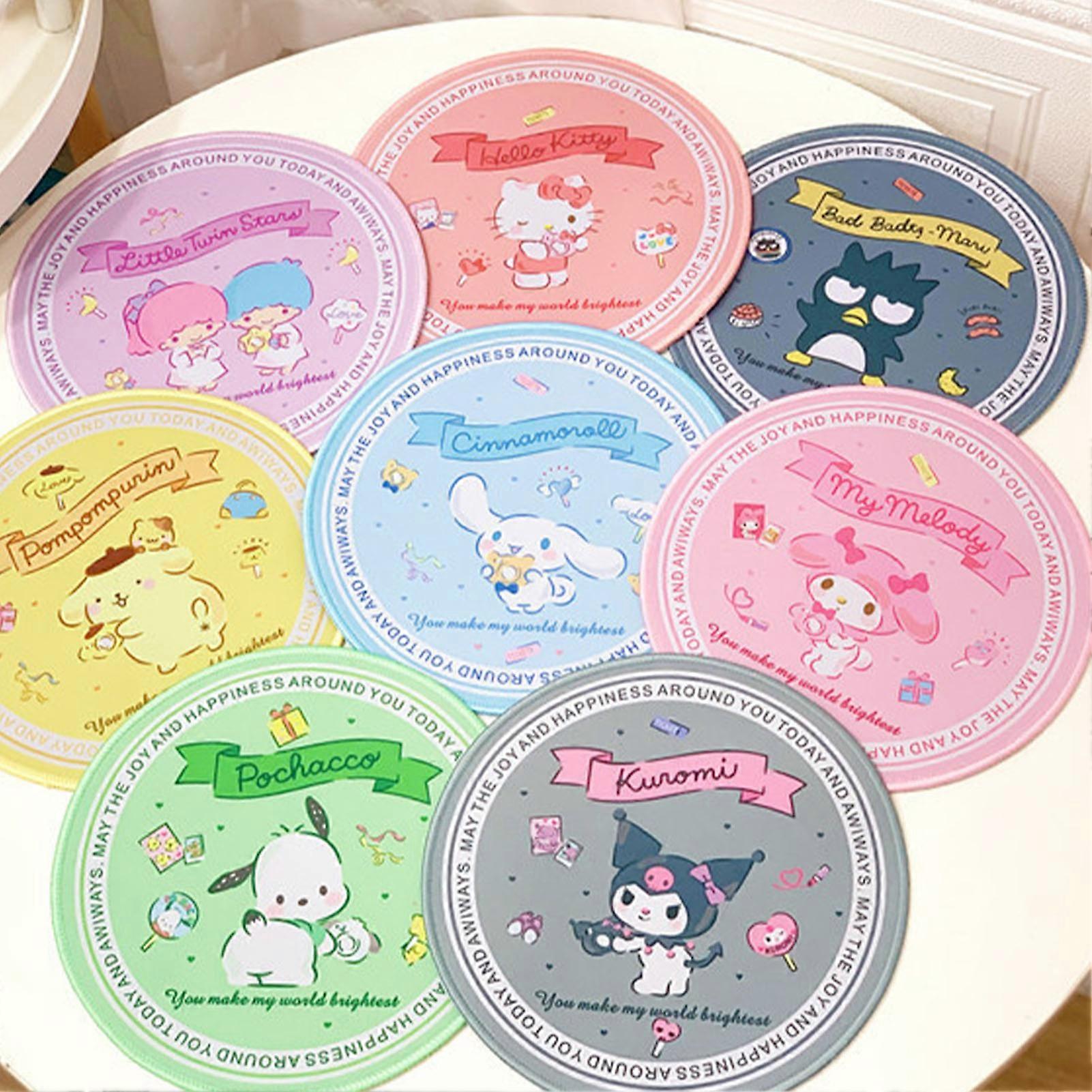 Lovely Cartoon Round Mouse Pad Soft Skidproof Mat Type 3