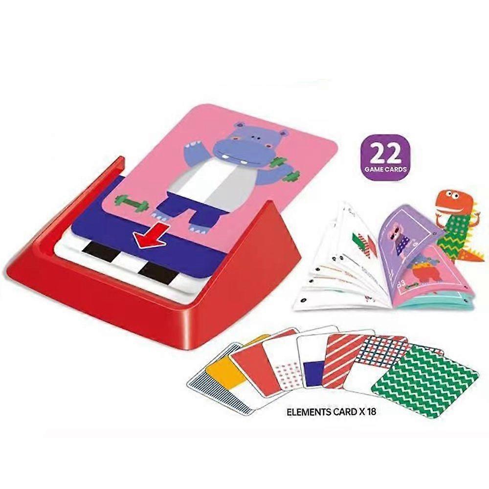 Dress-up interactive puzzle children's toys, hands-on and brain-stimulating color matching cognitive board game
