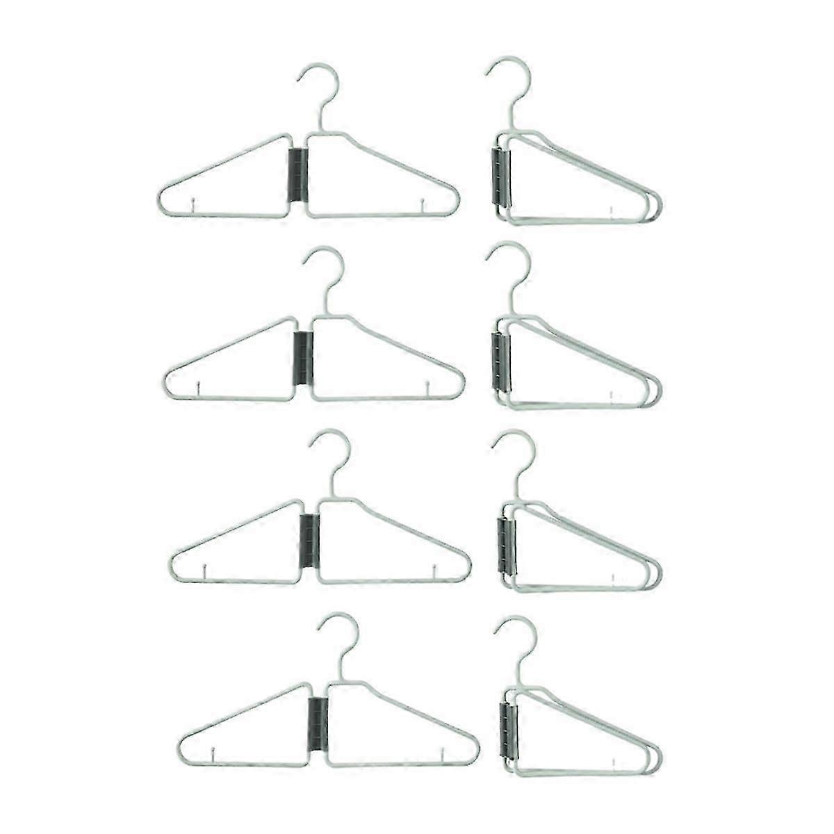 8pcs Foldable , Plastic Foldable , Portable Folding Clothes Hanger, Foldable Travel H