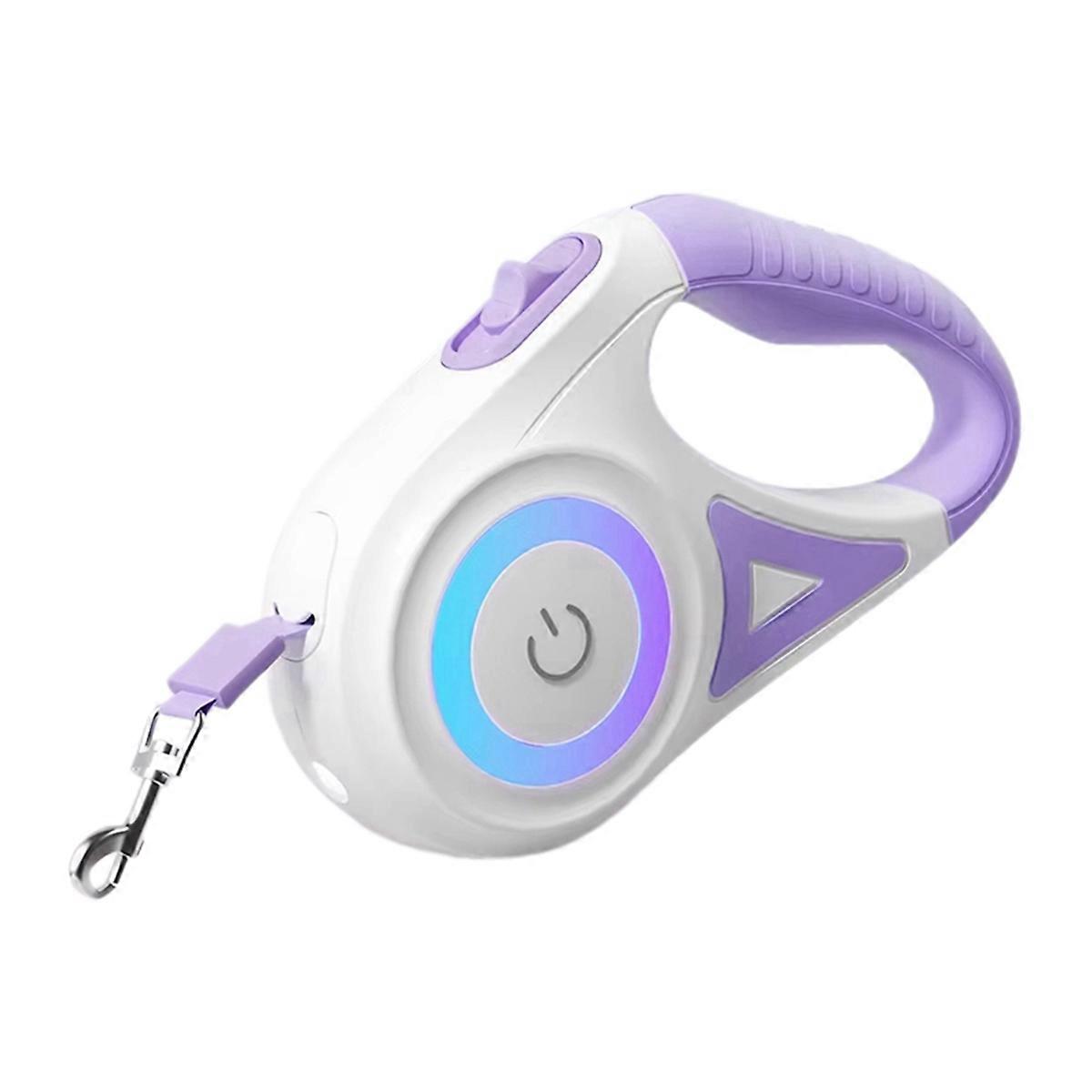5M Retractable Dog Leash with LED Flashlight, DurableNylon Lead, Adjustable Control for Pet Walking and Running C