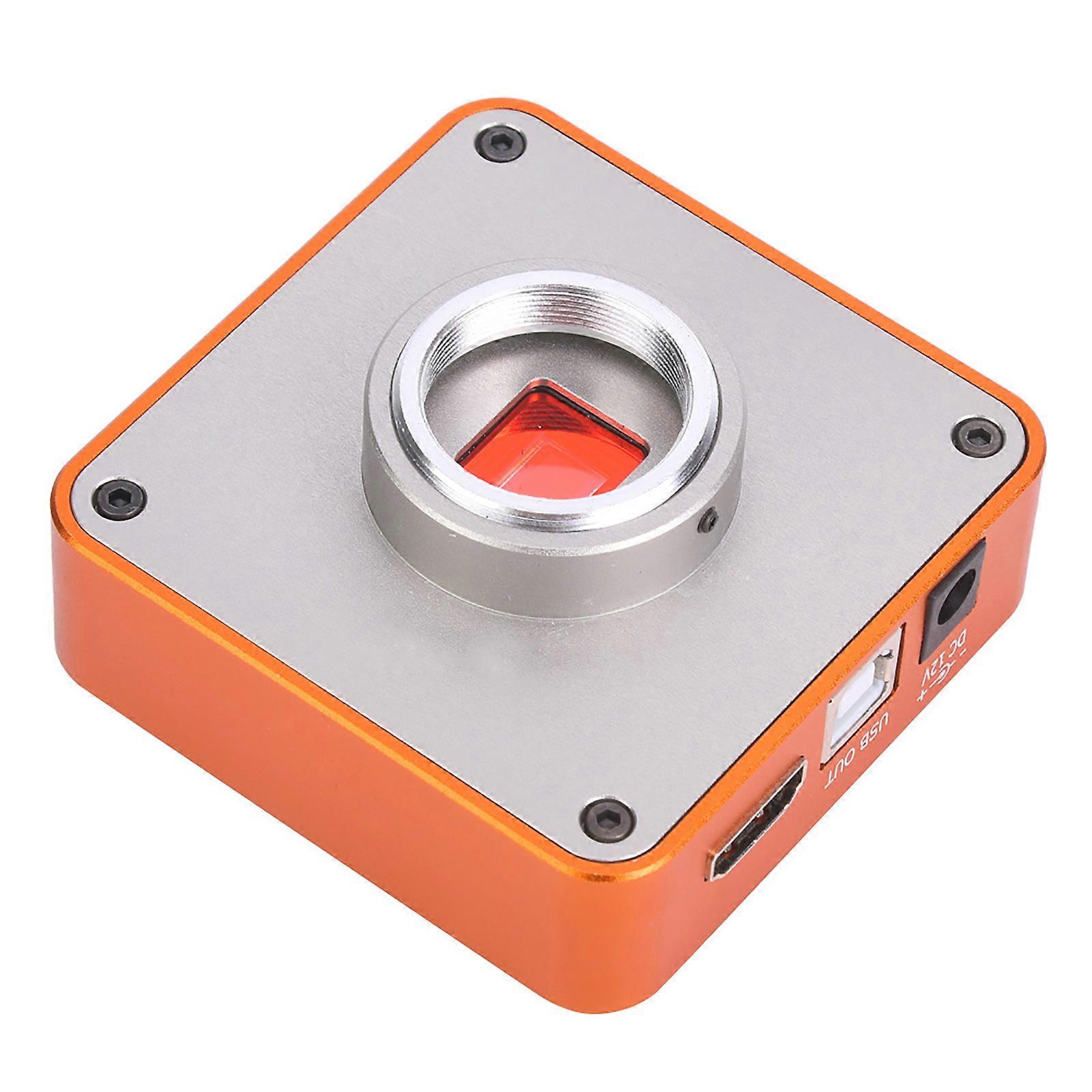 34MP HDMI USB2.0 Microscope Camera Kit with 100X Lens, 64G Max