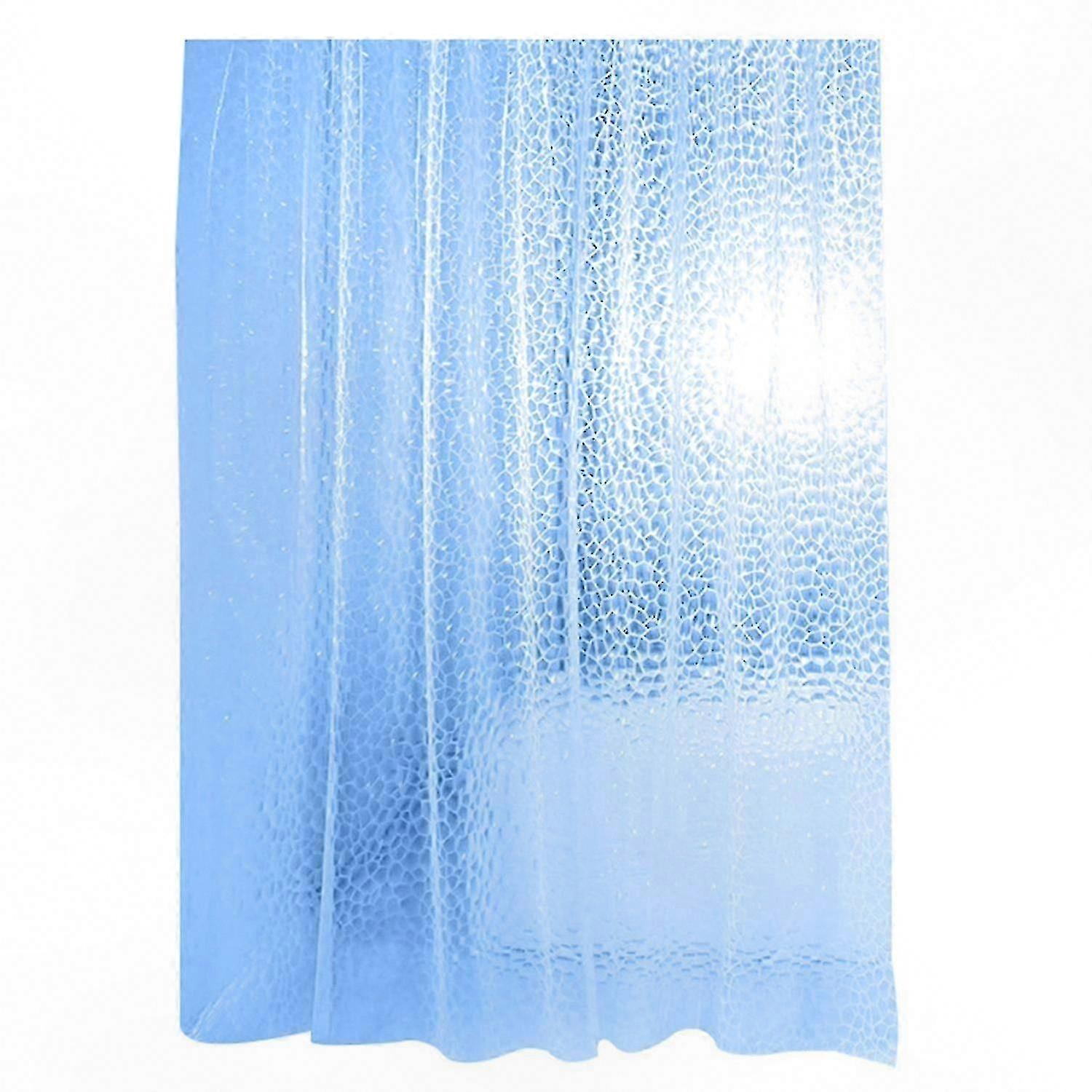EVA Waterproof Shower Curtain, Transparent Design, Lightweight and Comfortable for Easy Bathroom Use