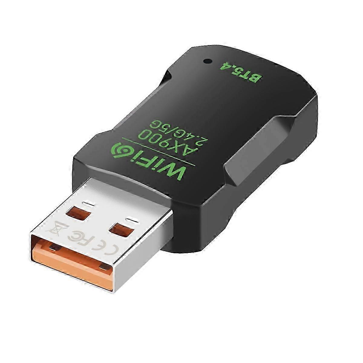 WiFi6 AX900 Wireless USB Adapter Bluetooth 5.4 Dual Band 2.4G&5GHz Dongle Network Wlan Card Receive