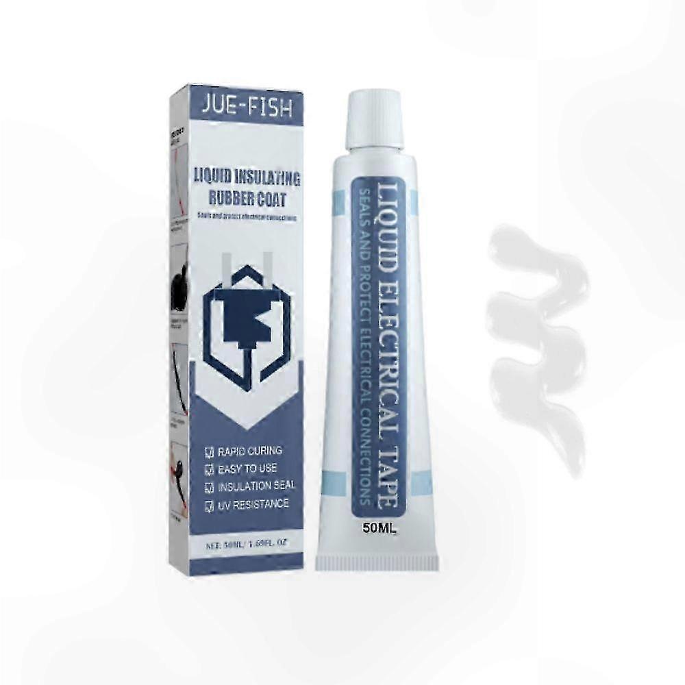 50ml Rubber Coating Solution for Wire and Cable Repairs Insulating Paste for DIY Maintenance and Repair Projects Wide Range Application