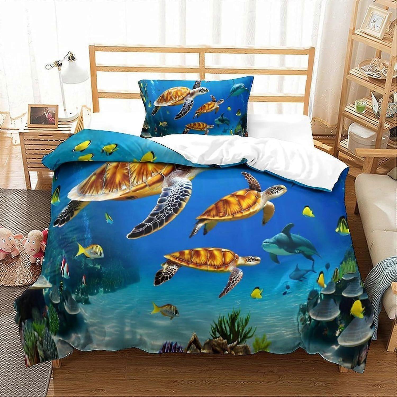 Pande Duvet Cover Set 3 PCS Hotel Quality Quilt Cover Bedding Set Bed Covers with Pillowcases with Zipper Closure Hypoallergenic Soft Breathable Micro