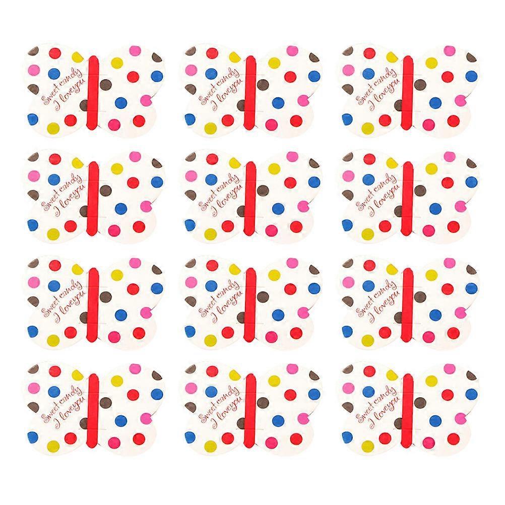 Packaging Decoration Card Lollipop Cards for Party Use 100Pcs Set