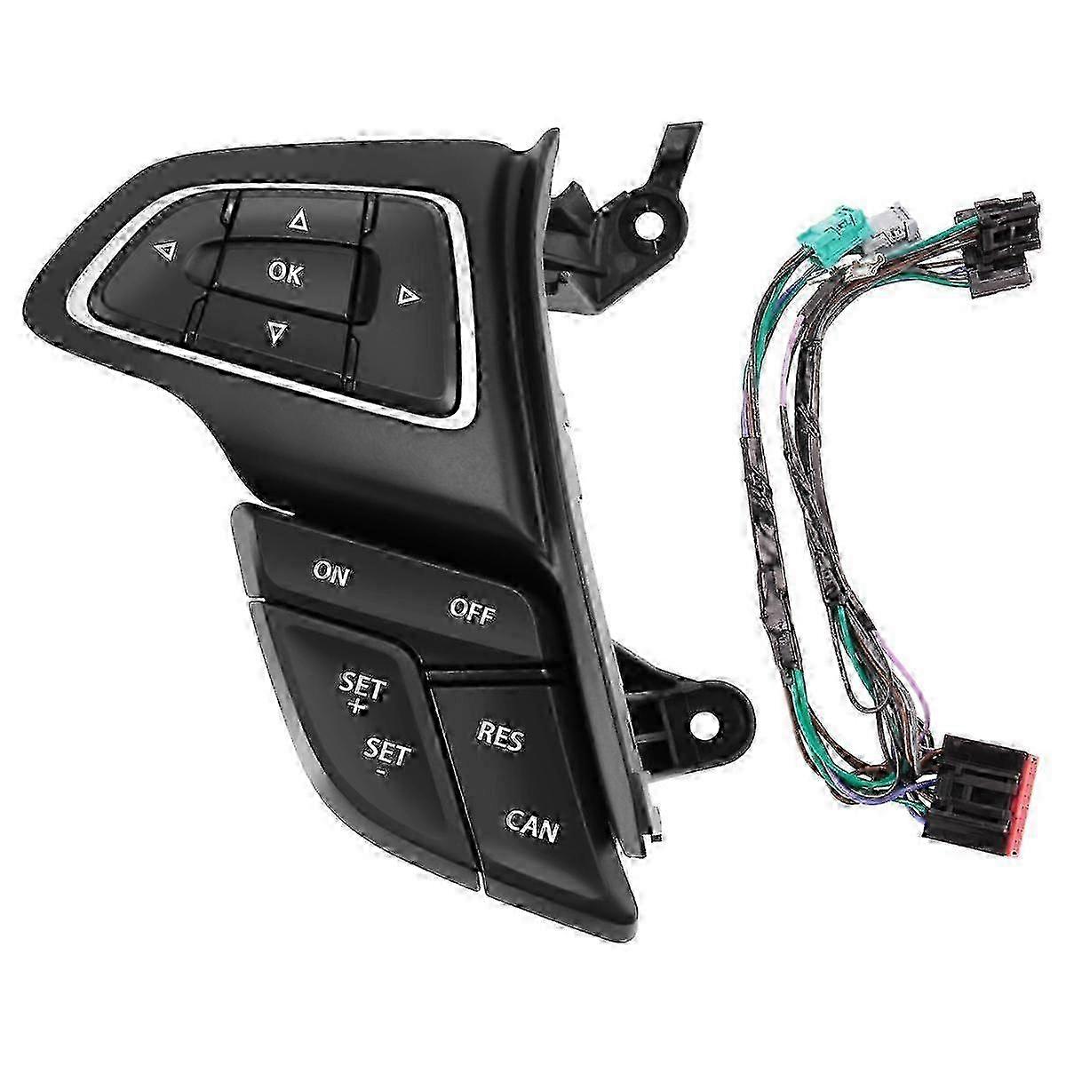 2015-2017 Focus Mk3 Cruise Control Switch with Integrated Bluetooth Audio Button on the Multifunction Steering Wheel No Limit