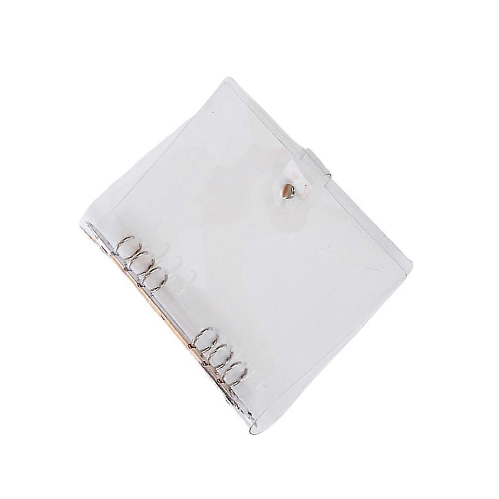 Six Holes Notebook Cover Transparent PVC for School 1Pcs Protector