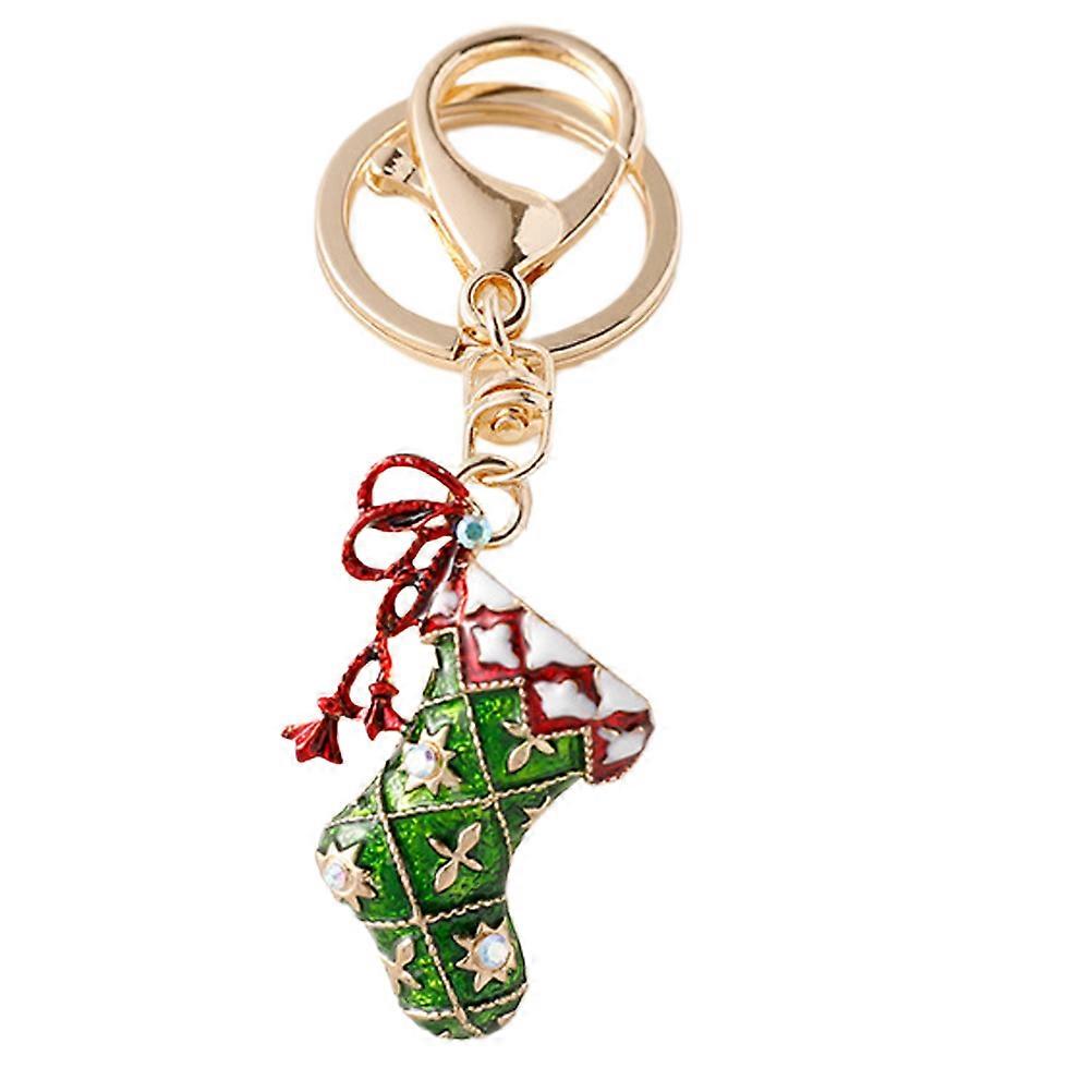 Wear-Resistant Xmas Key Chain Christmas Keychain for Decor