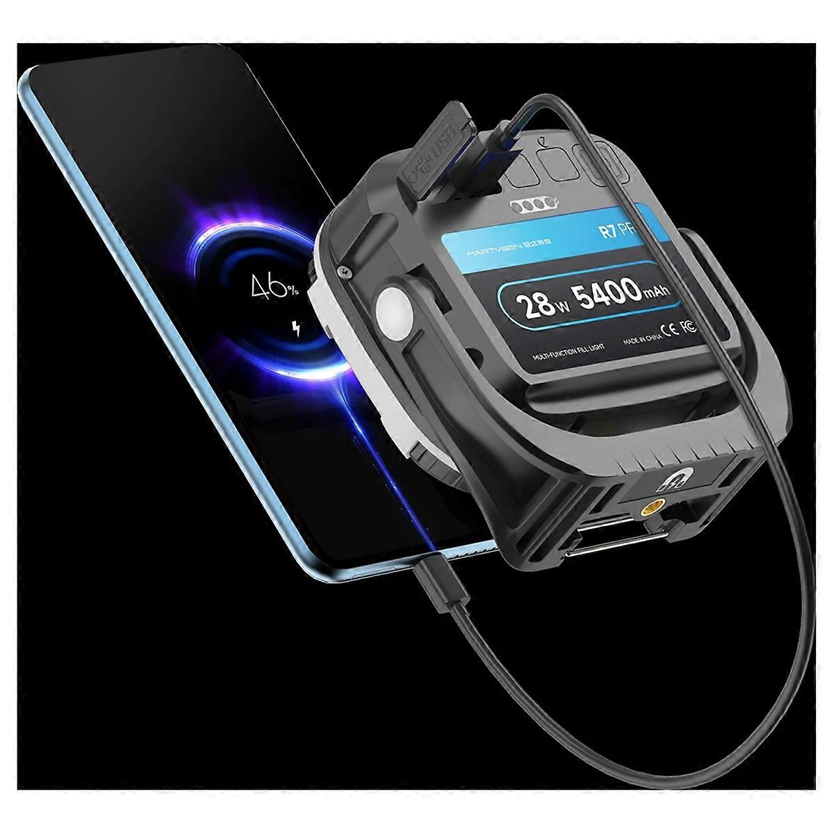 R7 PRO Portable Magnetic Fill Light Bi-Color 28W on-Camera