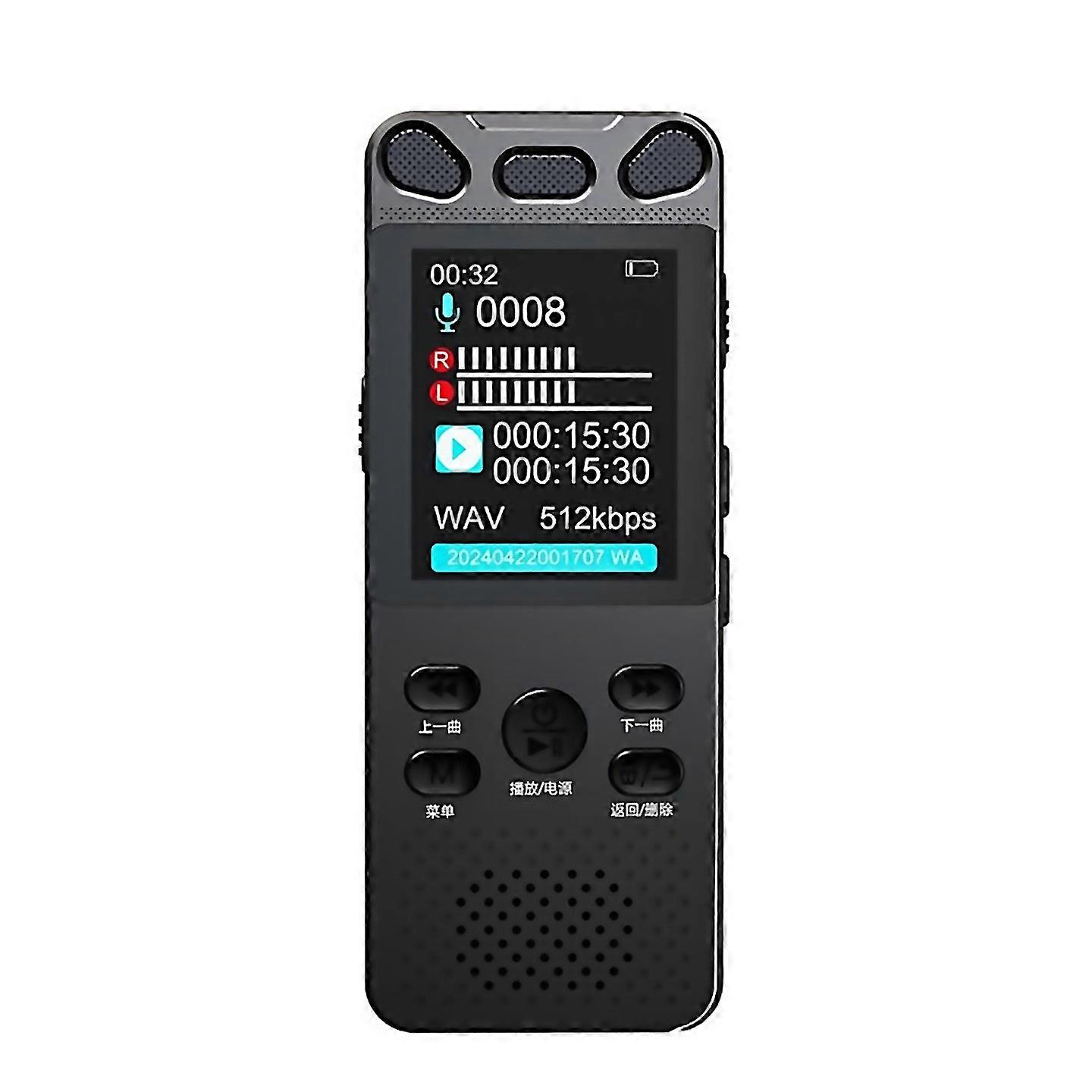 For Voice Activated Recorder 100hours Hd Noisecanceling Audio