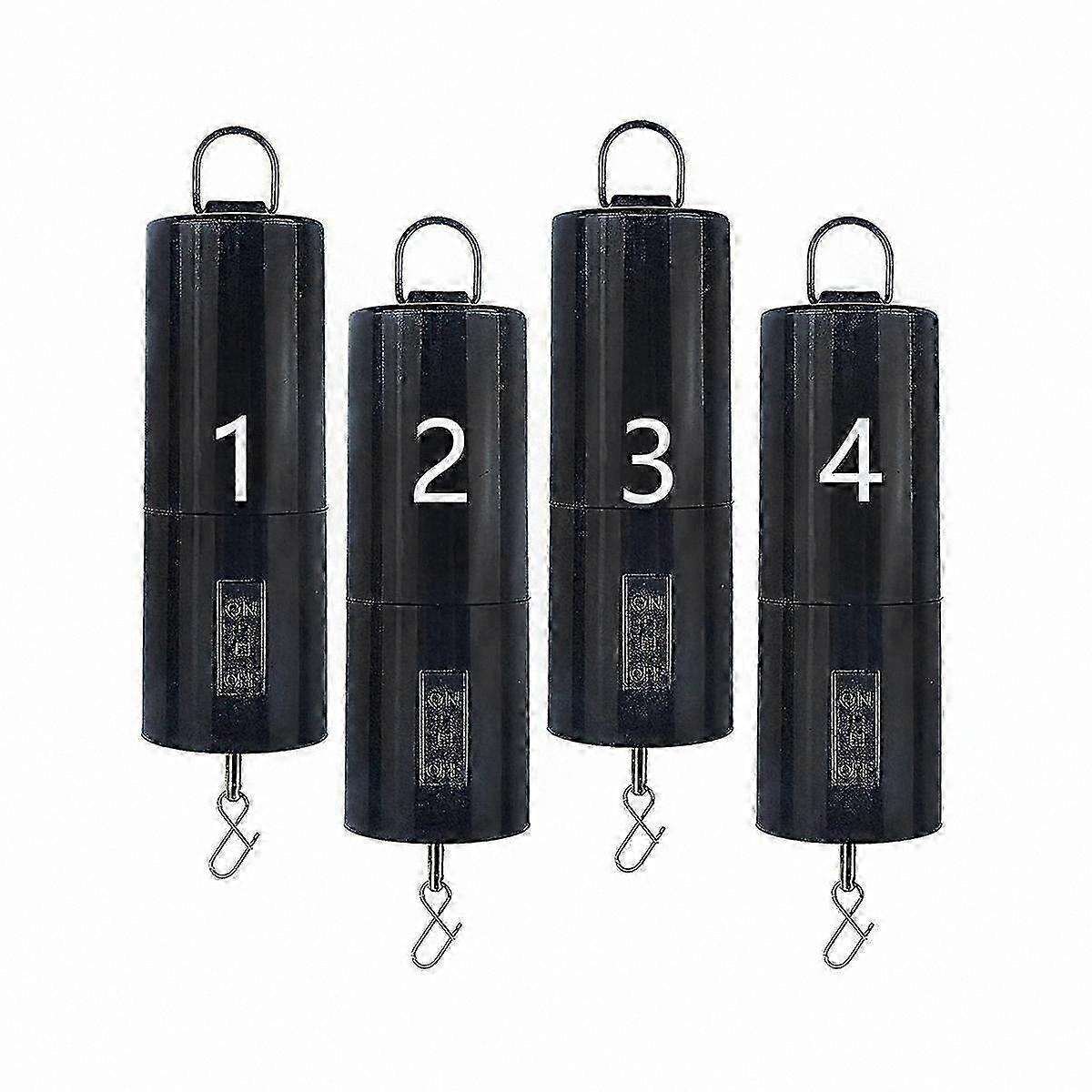 4-Pack Battery-Powered Rotating Display Motors for Yard Wind Spinners and Decorative Hanging Displays