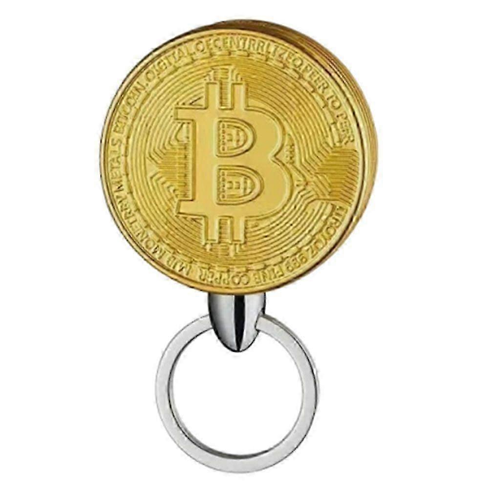 Coin Shape Butane Lighter Keychain Lighter Present for Men Souvenirs Refillable Cigarettes Ignition Tool for Portable Fire