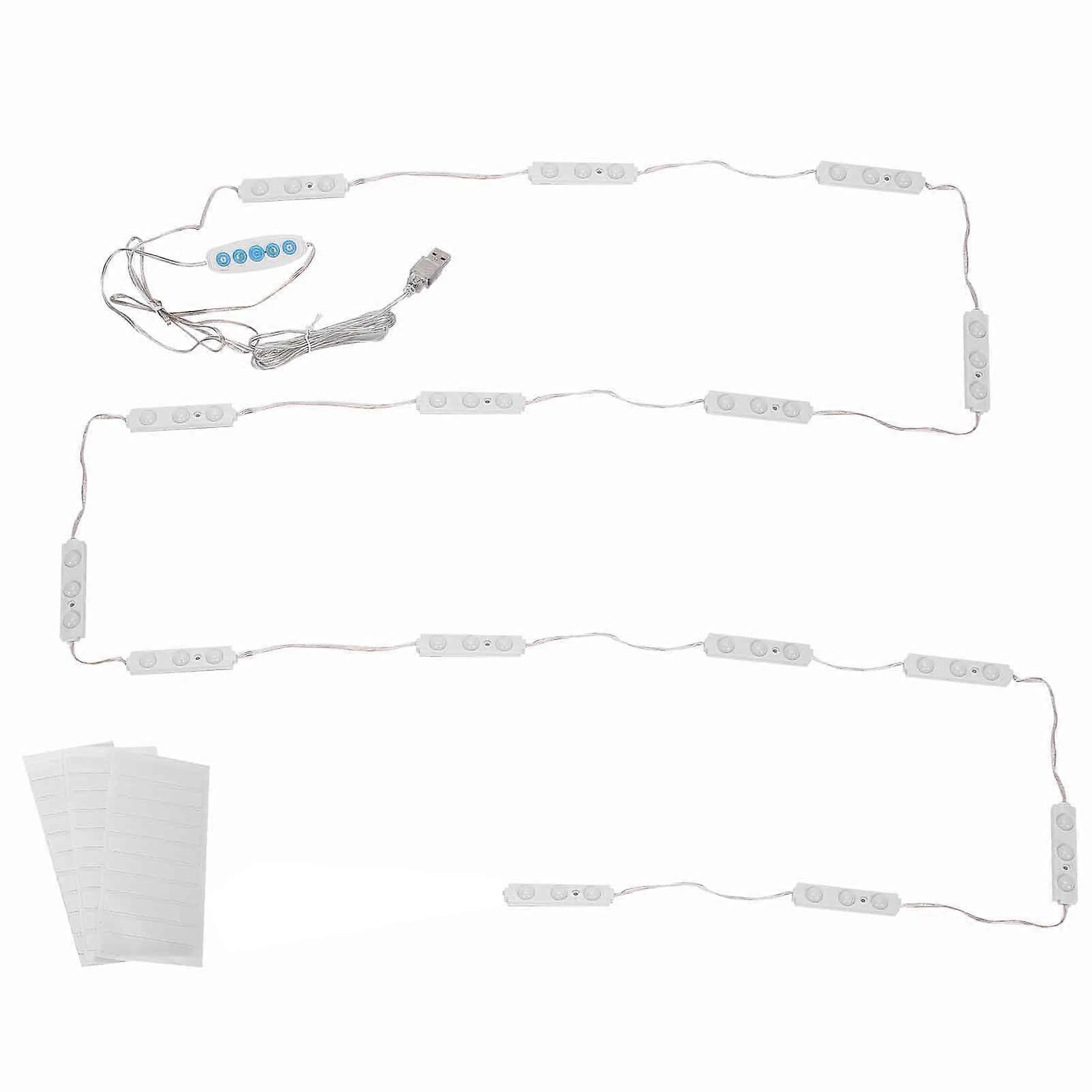 Bande lumineuse LED pour miroir de courtoisie, intensité variable, à monter soi-même