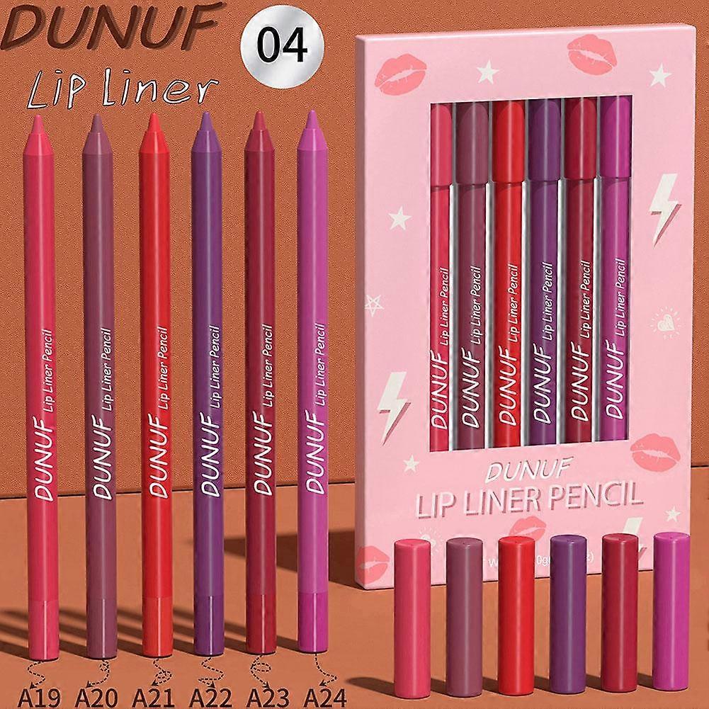 Long Lasting Lip Liner Waterproof Smudge Proof All Day Wear Nourishing Formula Multiple Classic Colors Soft Smooth Application