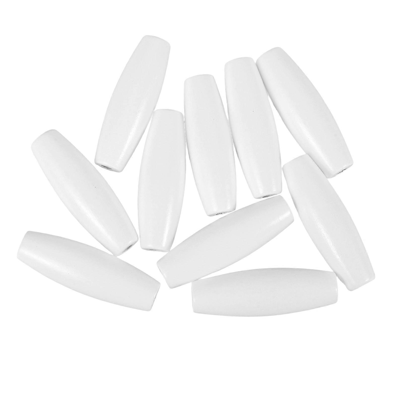 Wooden Oval Beads 30 Pcs For Handmade Crafts Jewelry Makers Featuring Elegant Design And Easy Threading