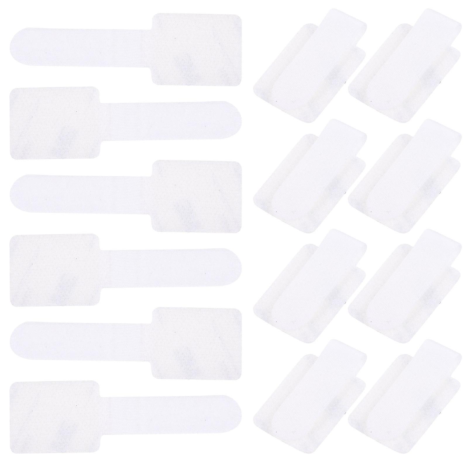 Adhesive Cable Ties 150 Pcs Flexible Cord Fixing Straps For Electronics Home Use White Portable Storage