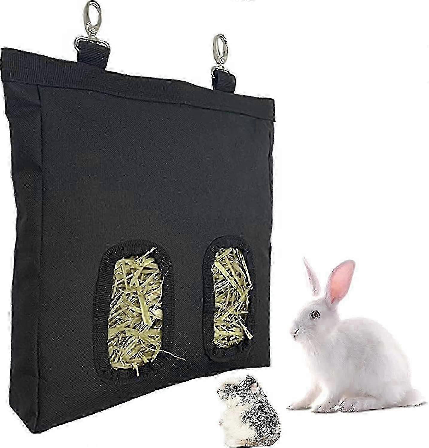أرنب المغذية معلقة قش غينيا خنزير معلقة حقيبة طعام شينشيلا صغير (م)