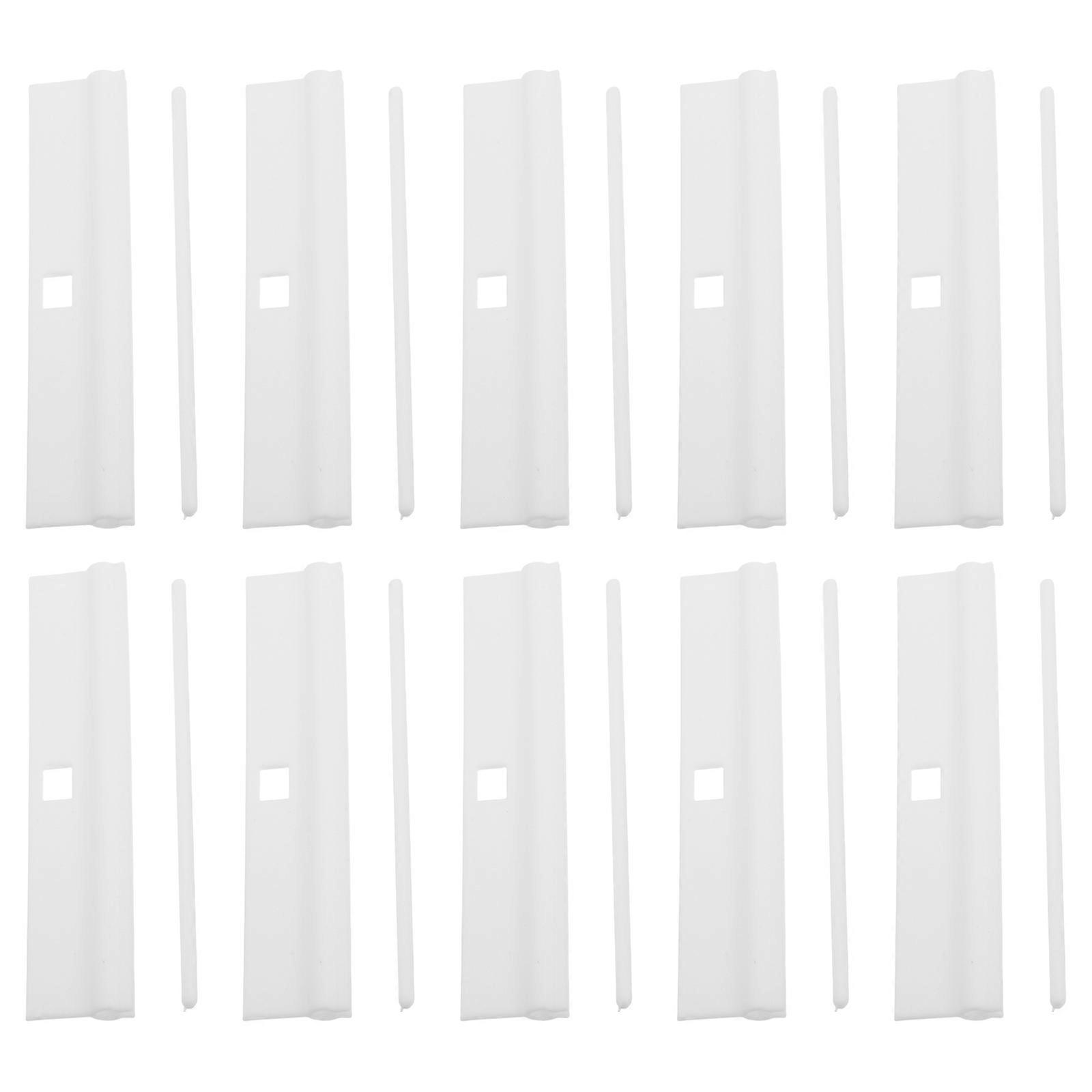 Vertical Blind Replacement Slats PVC Hanger for Window Repair Kit 40Pcs